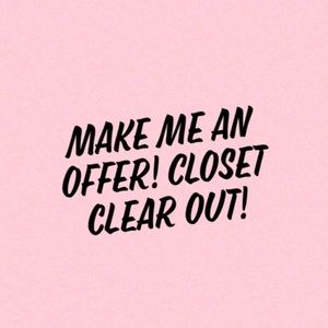Closet Clear Out!!